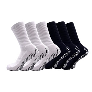 MIYUANGKJ 6 paar voetbalsokken voor heren, antislip sportsokken, grip sock, voetbalsokken, trainingssokken, compressiesokken, maat 38-46, voor voetbal, basketbal, hardlopen, fietsen