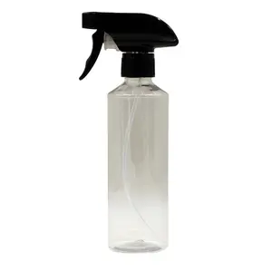 Plastic Sprayer Bottle PET Round Spray Bottle 500ml Packaging Liquid Detergent Cleaner