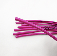 Cordons ronds personnalisés de 5 mm avec logo imprimé et embouts en silicone