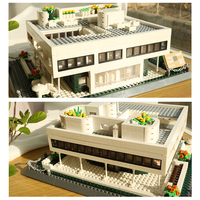 Wange 5237 Villa Savoye Paris France 1226 pièces Blocs de construction Modèle Briques Jouet en plastique à assembler pour enfants Cadeau
