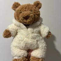 Ours en peluche en coton, jouet en peluche, poupée animale de dessin animé, rembourrage en éponge, doux, mignon, kawaii, figurine pour enfants, cadeau