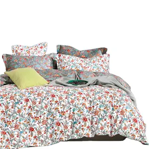 KOSMOS Simple Bedding Sets Quilt Cover 220x240 Set Single Double Queen Size King Bedclothes Quilt Plant Bed Sheet