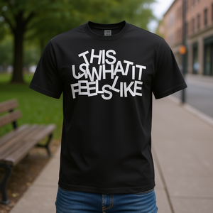 Camiseta con estampado de "This Is What It Feels Like Gracie", color negro, para adultos, unisex, promocional - Product Image 3