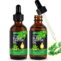 Huiles essentielles pour le massage corporel Aliver Skin Care, soulagement de la peau sèche, amélioration de la circulation sanguine, huile de ricin noire jamaïcaine pour unisexe