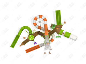 2025 nouveau modèle <span class=keywords><strong>Jungle</strong></span> thème coloré maisons d'eau interactives pour Parent-enfant Amusement <span class=keywords><strong>Aqua</strong></span> Parks - Product Image 4