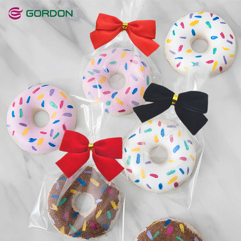 Gordon Ribbons Mini Satin Ribbon Bow With Gold Metal Band Twist Tie for Wedding Cake Candy Gift Wrapping Decoration
