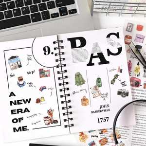 สติกเกอร์และวัสดุสำหรับสมุดแพลนเนอร์กันน้ำคุณภาพสูง Life Home - Product Image 3