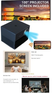 High End HTP H98 LED E-cooling Dust-free Optical Engine Full HD 4K Mini Smart Home <b>Projectors</b> <b>Android</b> 9 H98 OEM ODM 4500 Lumens - Product Image 6