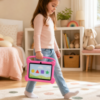 Tableta Infantil de 7 Pulgadas, Android 12, Quad Core, 2GB, 32GB, Dispositivo Educativo con WiFi, Tableta de Aprendizaje para Niños, Juegos de Rompecabezas, KidsTab