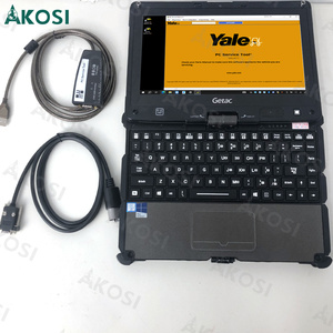Getac V110 Laptop+forklift truck diagnosis programming for YALE HYSTER PC Service <b>Tool</b> Ifak CAN USB Interface diagnostic <b>tool</b> - Product Image 3