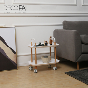 plantas polea simple sofá de la sala de lado moderno mesa de té multi-functuional comedor habitación carro - Product Image 4