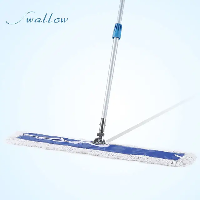 Drag Aluminium legierung Teleskops tange Holzboden großen Staub Push Flat Mop Große 90cm Pier Stoff breit Mop-Swallow