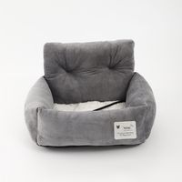 Siège auto portable pour animaux de compagnie avec poignée, cage pliable pour chien, lit confortable pour chat, transporteur de voyage pour chiens et chats, transporteur pour animaux de compagnie