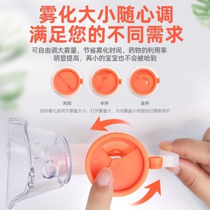 Nébuliseur Kefu portable 110-240V à brancher pour usage médical à domicile avec fonction d'oxygénation - Product Image 2