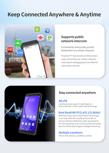 F9838 6Inch Đầy Đủ Màn Hình Cảm Ứng Android14 Không Dây Gồ Ghề Cầm Tay Gồ Ghề 4 + 64GB Hàng Tồn Kho Mã Vạch Quét Di Động PDA Dữ Liệu Thu - Product Image 6