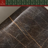 Plateau de service en marbre Nero Portoro pour table basse, salle à manger, salle de bain, finition satinée, fabrication sur mesure OEM ODM, directement de l'usine