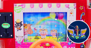 Dinibao Popular parque de atracciones de plástico que funciona con monedas Kiddie Ride Kid Swing Machine para doble jugador 110V-220V - Product Image 3