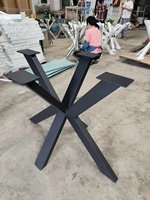 Nouveau design Forme d'araignée Jambe en fonte Bureau Table à manger basse Jambe en métal