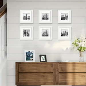 A4 Kích thước Đen MDF khung ảnh 5x7 tường treo và freestanding nghệ thuật in hình ảnh khung cho trang trí nội thất và giấy chứng nhận hiển thị - Product Image 5