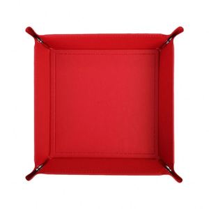 Caja Plegable Enrollable de Almacenamiento de Alta Calidad, Bandeja para Dados de Cuero PU para Juegos de Mesa - Product Image 3