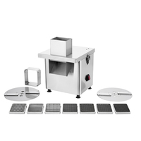 Nieuwe Chips Cutter Machine Multifunctionele Fruit Groente Snijmachine Dicer Rasp Voor Thuisrestaurant Gebruik Motor Kern