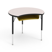 Design moderne K12 bureau d'école table d'étude d'étudiant hauteur réglable salle de classe activité salle de formation bureau en bois table de lune