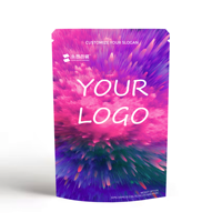 3.5 grammes 7g 14g Design emballage anti-odeur pochette debout sac à fermeture éclair en mylar imprimé personnalisé