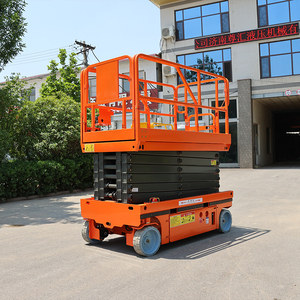 Plateforme élévatrice <span class=keywords><strong>à</strong></span> ciseaux électrique sur roues, conception stable pour les <span class=keywords><strong>travaux</strong></span> de construction et d'entretien - Product Image 6