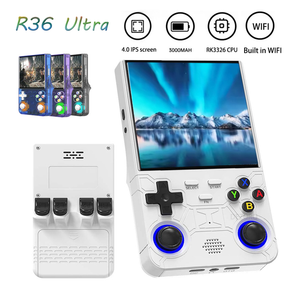 เครื่องเล่นเกมพกพา R36 Ultra พร้อมหน้าจอ IPS ขนาด 4 นิ้ว รองรับ Open Source เล่นวิดีโอเกมย้อนยุค หน่วยความจำ 64G/128G รองรับเกมได้มากถึง 20000+ เกม - Product Image 1