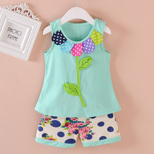 Proveedores Chinos de Conjuntos de Ropa de Verano para Bebés Niñas Recién Nacidas al por Mayor - Product Image 3