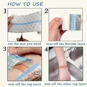 Película Protectora Transparente de PU para Tatuajes, Membrana Impermeable para el Cuidado Posterior del Maquillaje Permanente - Product Image 3
