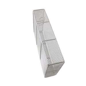 Thép không gỉ hình chữ nhật lỗ lớn khử trùng giỏ lưu trữ Khung giỏ - Product Image 3