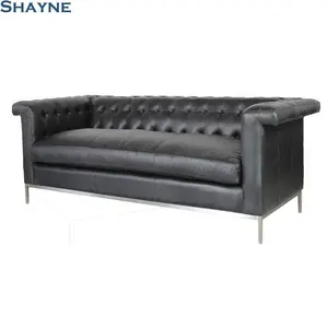 SHAYNE-Conjunto de sofás de cuero para sala de estar, mueble reclinable de marca reconocida, de alta calidad, OEM