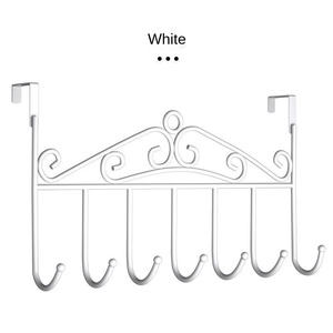 Perchero de pared moderno de acero inoxidable con 3 ganchos, sin costuras, para dormitorio, grueso y reforzado, sin clavos - Product Image 1