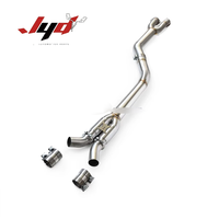 Tuyau intermédiaire d'échappement haute performance en acier inoxydable SS304 avec résonateur pour BMW M2 G87 S55 3.0T 2021-2023, vente en gros