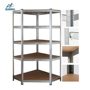 Bán Buôn 4,5 Cấp Nhiệm Vụ Trung Bình Kim Loại L Kệ Boltless Cornermetal Xếp Chồng Thép Lưu Trữ Giá Cho Nhà Kho Nhà Để Xe Nhà Cửa Hàng - Product Image 2