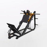 Machine d'exercice professionnelle de force, Multi Hack Squat à charge par plaques, pour l'entraînement de la force des jambes, équipement de gym