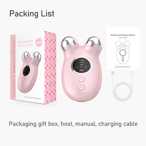 Phenitech EMS Microcurrent-Facial-Device Microcurrent Masseur en alliage d'aluminium Rouleau de visage Masseur de visage pour les soins de la peau à la maison - Product Image 2