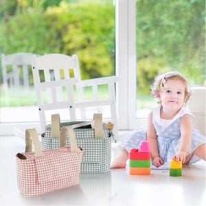 Organizador de pañales rosa de gran capacidad de estilo coreano Caddy estampado de algodón duradero muñeca de juguete caliente 3 1 <span class=keywords><strong>para</strong></span> cochecito de bebé bolsa de asiento de coche - Product Image 5