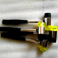 Maillet à marteaux multifonctionnel en acier et en caoutchouc de 16oz pour l'installation au sol de qualité bricolage avec matière plastique
