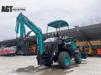 Mini Backhoe Loader 4x4 Hidrolik 1Ton 2Ton 3Ton Bersertifikasi EPA Daya Lebih Besar