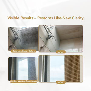 Removedor de Manchas de Agua para Ventanas y Vidrios de Ducha, Sin Químicos, Esponja de Limpieza para Ventanas, Cepillo, Herramientas y Kits de Limpieza para Ventanas del Hogar - Product Image 4