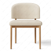 Ensemble de table à manger en marbre de luxe FERLY avec chaises rembourrées, meubles de salle à manger en bois massif, ensemble de salle à manger pour la cuisine