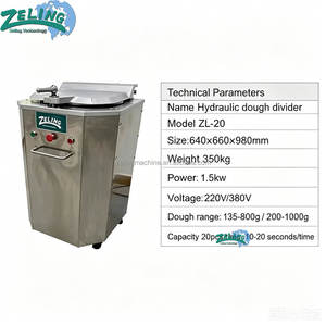 Divisora Hidráulica Comercial <span class=keywords><strong>de</strong></span> Masa 135-1000g, Máquina Automática para Cortar Masa para Panadería, Equipo <span class=keywords><strong>de</strong></span> Producción - Product Image 6