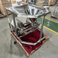 Mélangeur centrifuge de poudres liquides avec trémie pour cacao et sucre dans le lait, certifié ISO9001, OEM