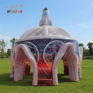WINSUN PVC Classical Moonwalk Bounce <b>House</b> Fireproof Waterproof <b>Inflatable</b> Jumping Castle Suitable For Park Family Party Summer - Product Image 1