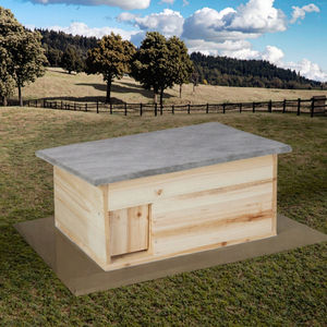 Cage moderne de luxe pour animaux de compagnie, motif animal solide d'entrée de maison de hérisson en bois de sapin pour chats pour le salon - Product Image 2