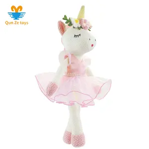 Ready to ship Crochet Animals Plush Baby Unicorn Stuffed Animal