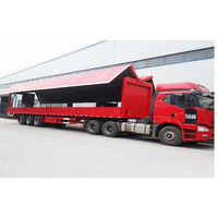 Semi-remorque fourgon en acier neuve d'usine 40 pieds 53 pieds, 3 essieux, pour conteneurs fermés et transport de marchandises