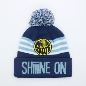 Bonnet en tricot personnalisé de haute qualité pour homme avec logo brodé, pompon et broderie 3D (motifs personnage/camouflage/nœud) pour les entreprises - Product Image 3